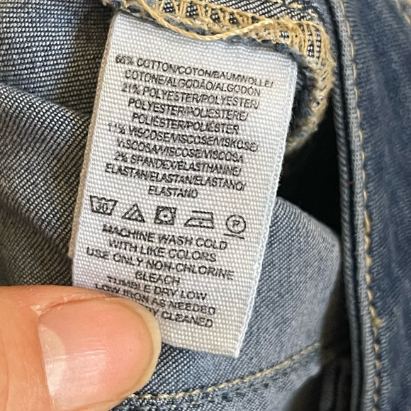 Free People Just Float On Wash Flared Jeans - Blue - Picture 5 of 6